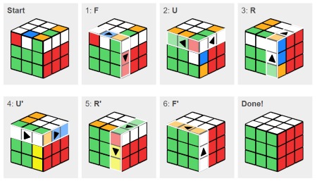 Online Rubik's Cube Solver