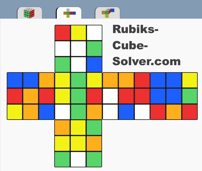 rubik's cube solver 3x3